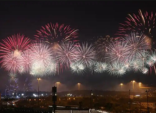 寻乌县焰火晚会